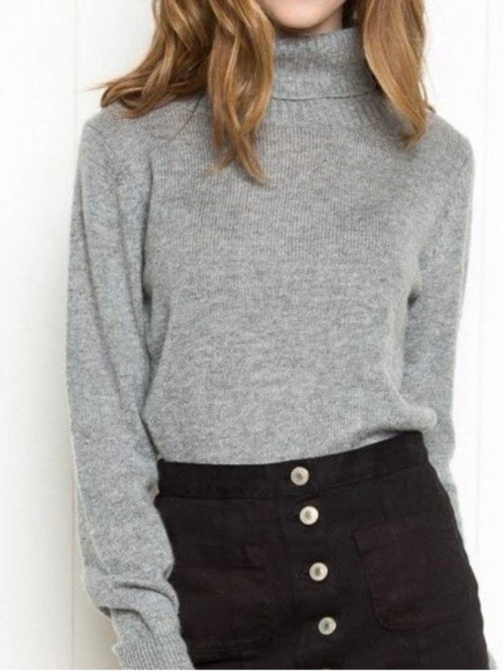 Brandy Melville gray turtleneck